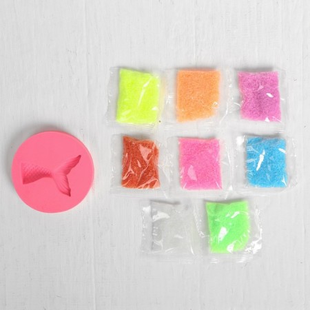 Set for creativity "Magic sand - create a mermaid" 8 colors-1
