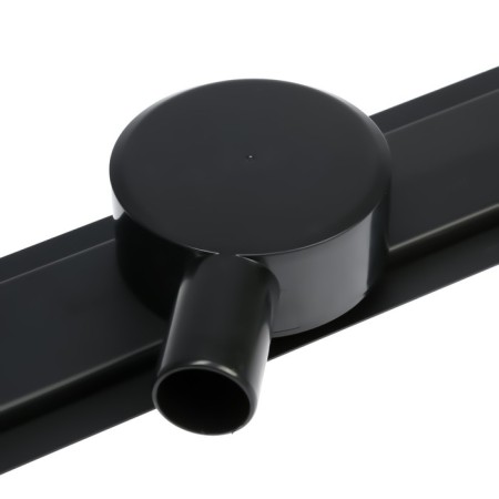 TIM BAD558002BK, 70 x 800 mm, tiles, siphon with a rotation angle of 360 °, black-ware-5