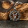 Amulet-cranes "Veles" No. 19, tin