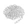 Crime -beam tundra chain Krep, Din766, diameter 5 mm, welded, galvanized, 3 m