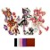 Set for children's creativity "Enchantimals" application, soft mosaic in the form of heroes 3 pcs.