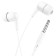 Hoco M97 headphones, wired, vacuum, microphone, 1.2 m, white