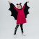 Carnival set "Bat Mouse": cape, rim, stockings