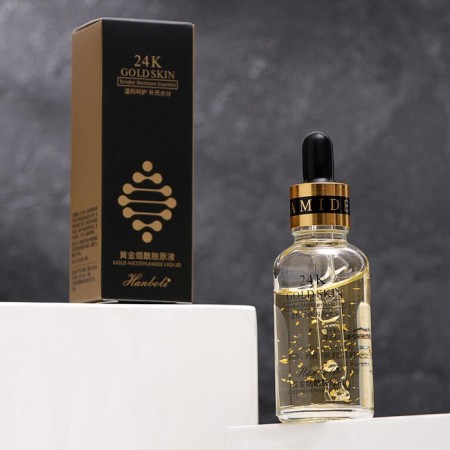 Cosmetic serum for the face with biozolot and hyaluronic acid, 30 ml-4