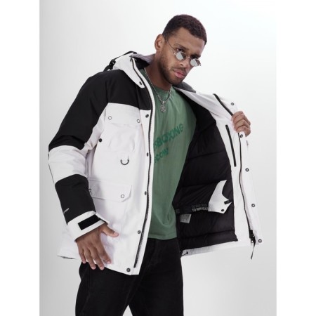 Ski jacket men's, size 54, white color-21