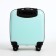 Small 18 suitcase, lightning department, 4 wheels, turquoise color
