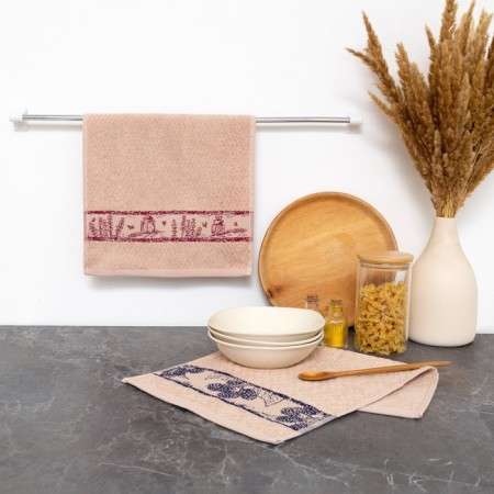 Tricks of Tmachry towels, cream Provence 30x50g 400g/m, cotton 100%