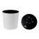 Plastic pot Live-In-Green with the Vega tab, D = 20 cm, 5.2 l, white color