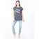 T -shirt "Lova" 44, melange color/graphite