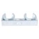 Support "Politek", polypropylene, d = 20 mm, double