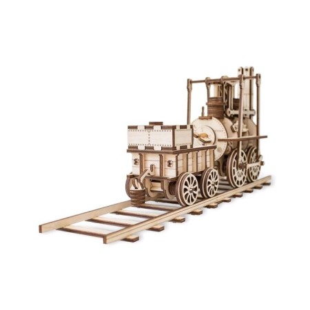 Wooden designer 3D Lokomotiv-2