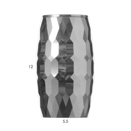 Barrel lamp GU10 silver 6x6x12 cm-3