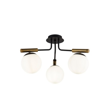 Freya FR5011CL-03B Paolina, 540x540x295 mm ceiling lamp, E14, 3x40W, black color