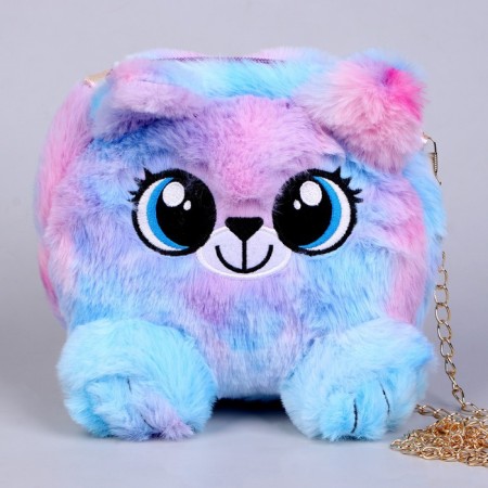 Children's fur bag "Pushstik", 15.5x12.7x4 cm-4