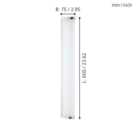 Gita lamp 16W LED Chrome 60x60x7.5cm-1