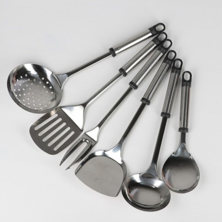 A set of kitchen accessories "Assistant", 6 items, on a stand-3