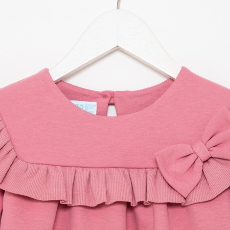 Dress for girls KAFTAN "BASIC Line", size 32 (110-116), pink color-5