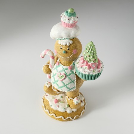 Souvenir Polystone "Power Confectioner with Sweets" 13x9x23.5 cm-4