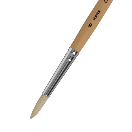 The brush is the brush round, Hana compose No. 6 (hair length 22 mm), short dull handle-1