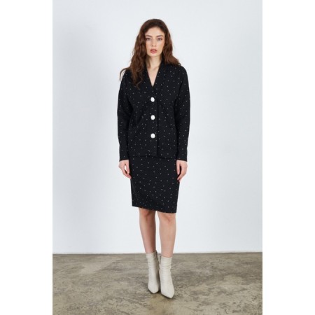 Female set: skirt, cardigan, size 50