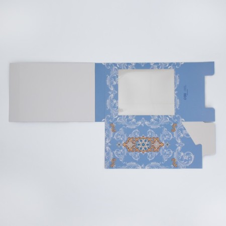Folding box with 3D effect "Happy New Year", 18 x 14 x 23 cm, New Year-11