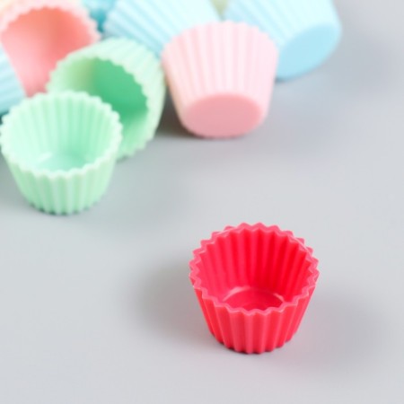 PVC Creativity Decor "Cupcake" set of 20 pcs 1.1x1.1x1.9 cm-1