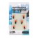 Mormyshka column black, lime of the eye + red bell, weight 1.5 g