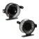 Inertial coil, plastic, diameter 6 cm, guide fishing lines, black color, 109a