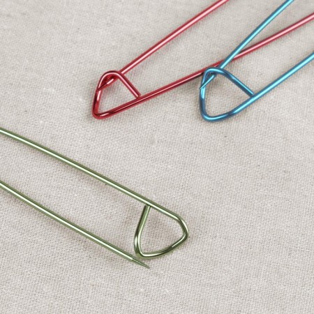A set of auxiliary pins for knitting, 3 pcs, 9/11.5/15 cm, color mix-1