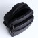 Male bag on lightning, long belt, black color