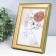 Photo frame plastic 13x18 cm "Enigma" gold with double gray-green oyubvodka 21.5x16.5 cm