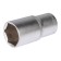 End-end head AIRLINE AT-S12-37, 1/2 ", DR, hexagonal, 30mm, deep