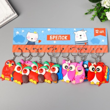 Trick Rubber "Bright owl" mix 6x5 cm-6