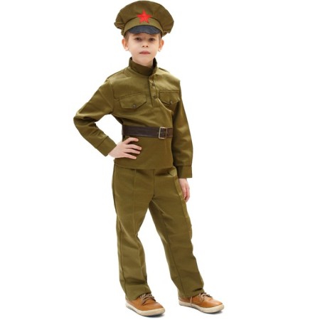 Carnival costume "sergeant", 8-10 years old, height 140–152 cm