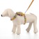 A set of ammunition with a backpack, size m, leash 120 x 1.5 cm, ok 20-32 cm, 24-40 cm, yellow