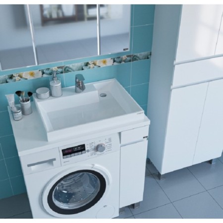 Santa Santa "Jupiter" 900121, above the washing machine, 800x500 mm, right, without brackets 973895-1