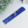 Fan bamboo, textile h = 21 cm "flowers" with a cover, blue