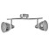 Spot Paris 2x40W E14, chrome 35x20x15 cm