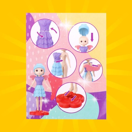 Fairy -tale doll "Fleeca" with accessories, mix-6
