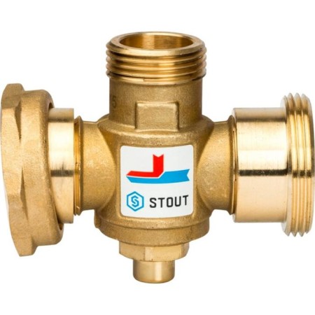 Mixing valve stout SVM-0050-327008, 1 1/2 "x1 1/2" x1 ", internal/external/internal, 70 ° C-2
