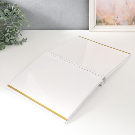 Photo album for 10 magnists 23x28 cm, int. spiral "Bright Wedding" September-4
