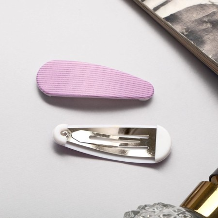 Invisible hair "Paula" (set 2 pcs) texture, 5 cm, lilac-2