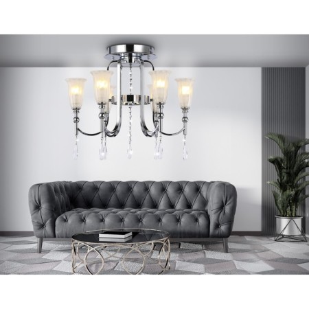 Crowning chandelier with crystal Ambrella Light, Traditional, TR3243, 6HE14, color chromium-2