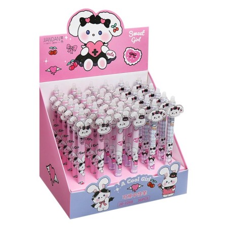 Handle gel automatic erased ink, 0.5 mm, blue rod, Milash Mix-6