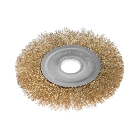 Metal brush for ushm scrap, flat, landing 22 mm, 125 mm