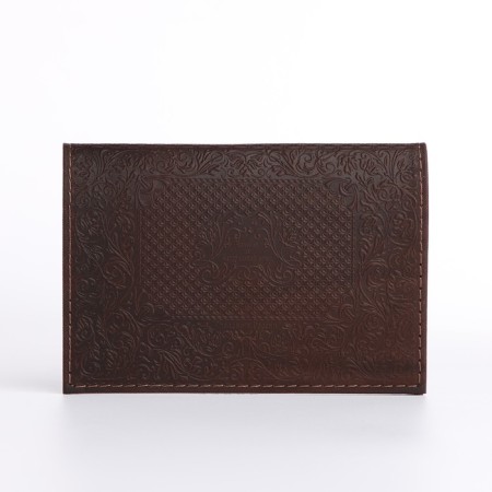 Passport cover, brown color-1