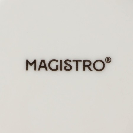 Набор чайный фарфоровый Magistro Real Marble, 4 предмета: 2 чашки 150 мл, 2 блюдца d=12,5 см-9