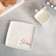 Tea couple ceramic "best gift" circle 150 ml, saucer 15.5x15.5 cm, white color