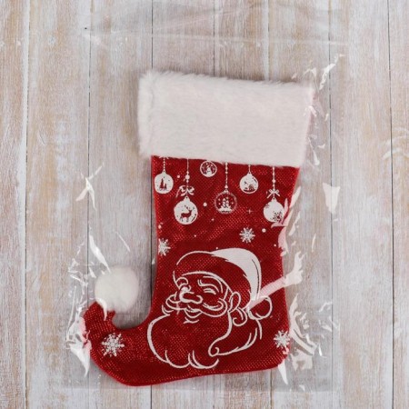 Nosok for gifts "Magic" Santa Claus, 18x25 cm, white-red-2