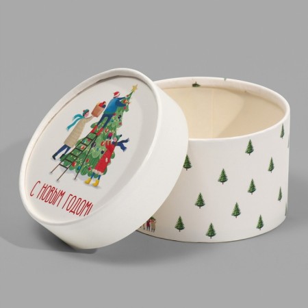 Gift box "Happy New Year", 12 x 8 cm, new year-2